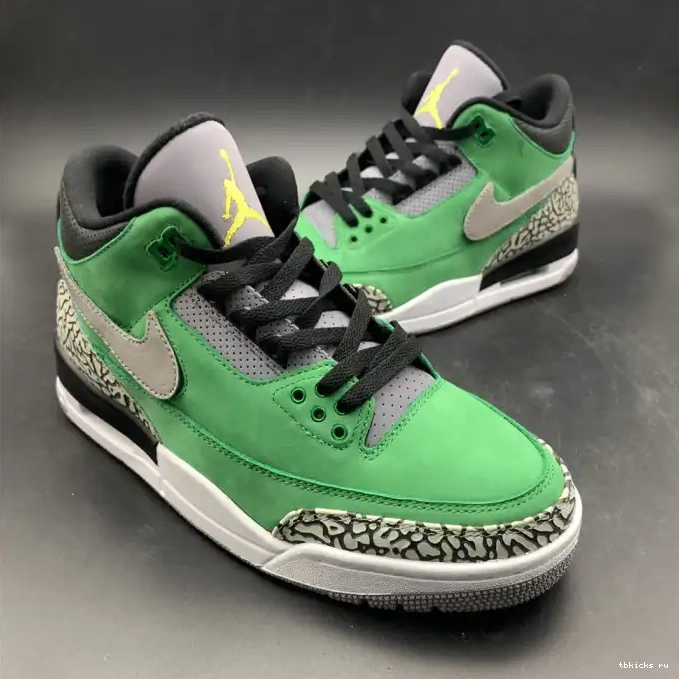 Rep TB Retro PE 867493 Oregon Air Ducks Tinker Jordan AJ3 3 shoes 0625
